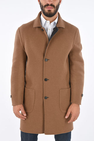 Cappotto Reversibile in Lana Vergine