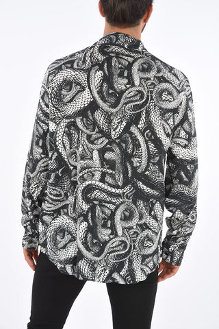 Camicia con Fantasia a Serpente