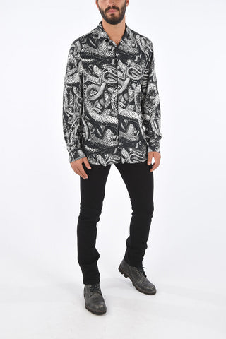 Camicia con Fantasia a Serpente