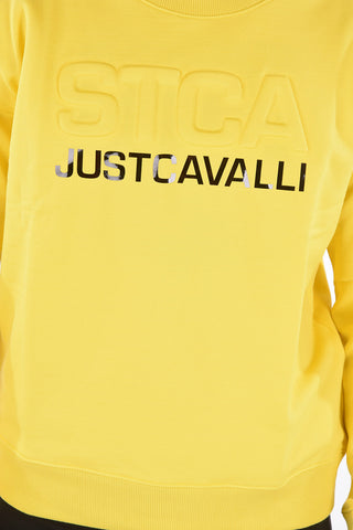 Crew-Neck Embossed Sweatshirt