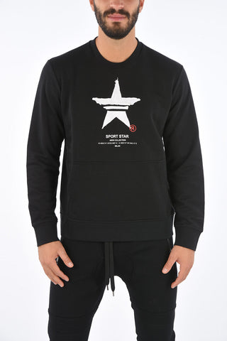SPORT STAR Maxi Patch Pocket Crew-Neck Sweatshirt