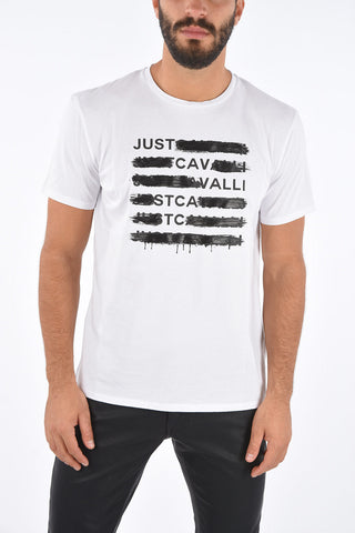 T-Shirt Stampata con Rilievo 