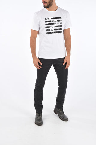 T-Shirt Stampata con Rilievo 