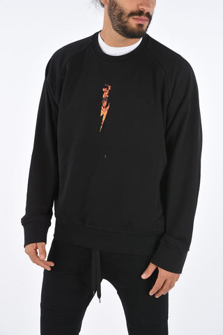 Felpa Girocollo FLAME THUNDERBOLT Blouson Fit