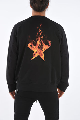Felpa Girocollo FLAME THUNDERBOLT Blouson Fit
