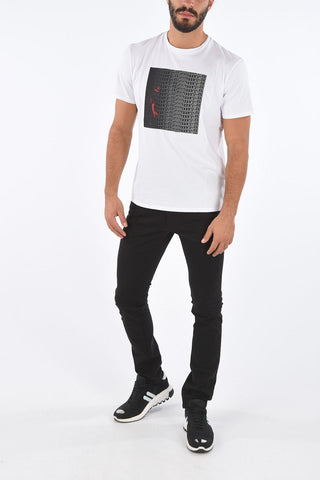T-Shirt Girocollo Stampata