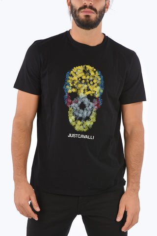 Printed T-Shirt with Strass