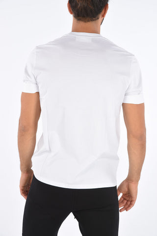Cotton Slim Fit PIERCED T-Shirt