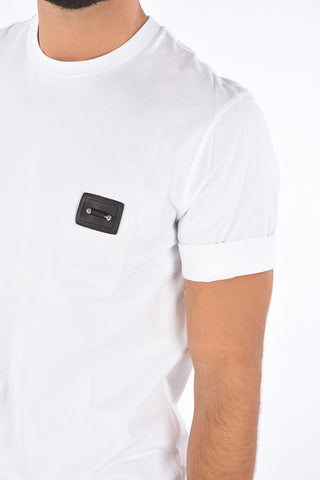 Cotton Slim Fit PIERCED T-Shirt