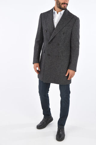 CC COLLECTION Cappotto Doppiopetto in Cashmere e Seta