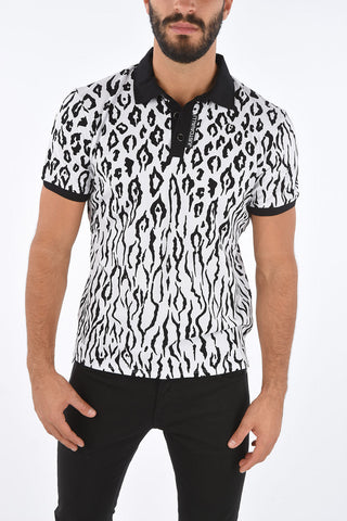 Animal Printed Polo Shirt