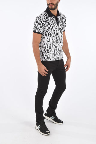 Animal Printed Polo Shirt