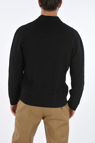 Bomber Skinny Fit in Maglia 