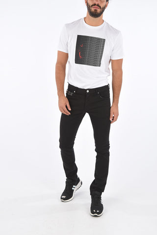 Regular Fit Jeans with Jewel Application 17cm