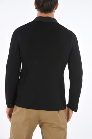 Two Button Slim Fit Shawl Lapel Blazer