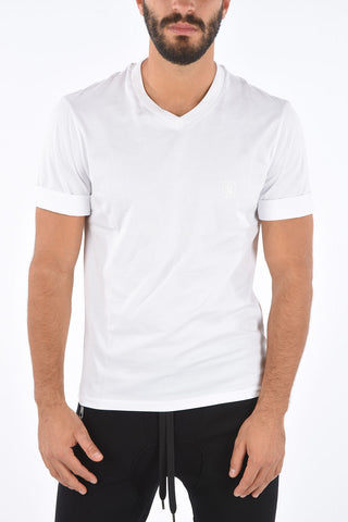 Logo Embroidered Slim Fit T-Shirt