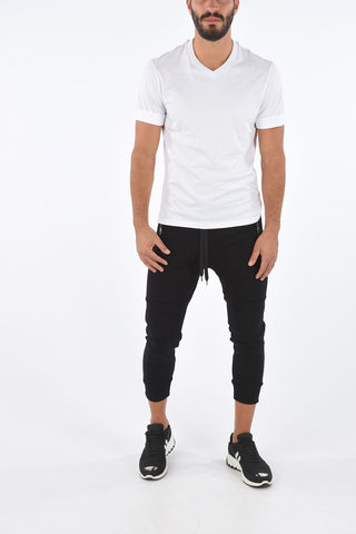 Logo Embroidered Slim Fit T-Shirt
