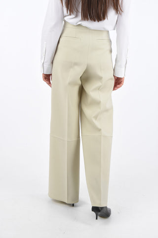 Pantaloni Wide LEONE in Twill