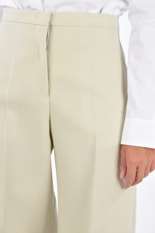 Pantaloni Wide LEONE in Twill