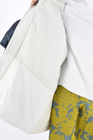 Kimono Down Jacket LIVERI with Ribbon Closure