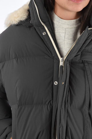Piumino SHORT ARCTIC PARKA con Cappuccio in Shearling