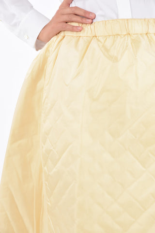 Quilted Drawstring LARS QT 2 Pocket Skirt