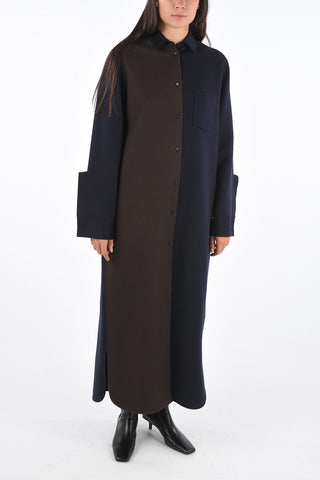Two Tone Cashmere LANCE Shirt Dress