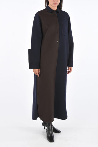 Two Tone Cashmere LANCE Shirt Dress