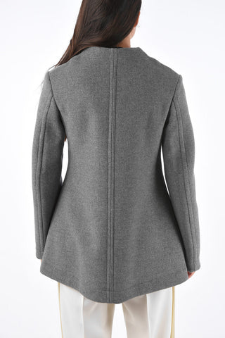 Shetland Wool LERNER Coat with Destructured Fastening