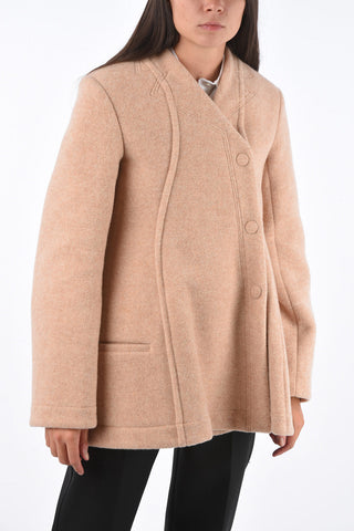 Shetland Wool LERNER Side Closure Jacket