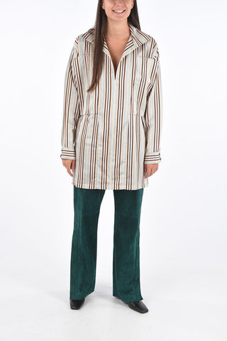 Side Split LAPO Suede Palazzo Pants