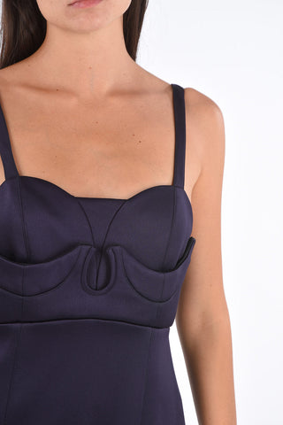 Satin LATIKA Bodycon Dress
