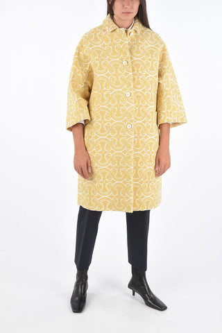 Jetted Pocket LACY Damask Coat