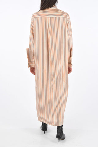 Jetted Pocket Long Sleeve LANCE Shirt-Dress