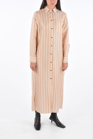 Jetted Pocket Long Sleeve LANCE Shirt-Dress