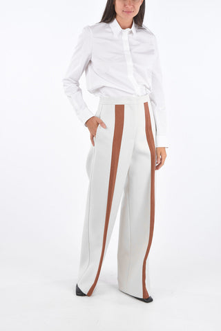 Contrast Side Band LARGO Palazzo Pants  