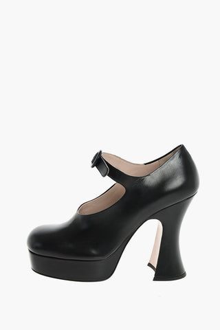 Spool Heel Mary Jane pumps 12 cm