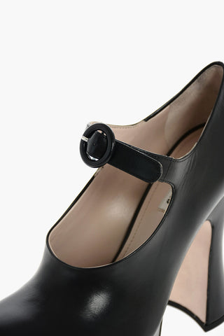 Spool Heel Mary Jane pumps 12 cm