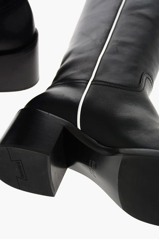 Chunky Heel Knee High Texas Boots 6,5cm