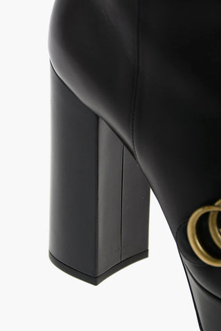Chunky High Heel ankle boots with Fringes 13 cm