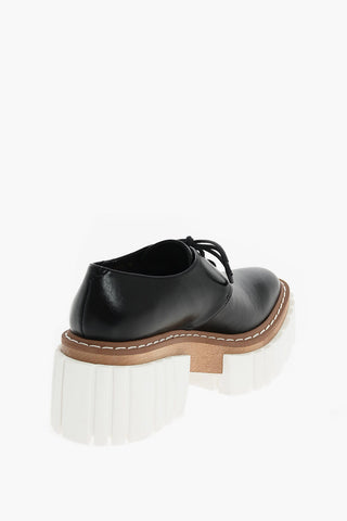Veg Leather EMILIE Chunky Derbies