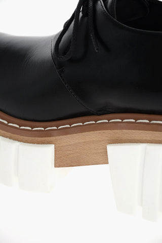Veg Leather EMILIE Chunky Derbies
