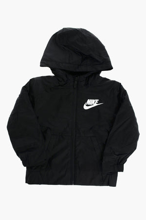 Jacke mit Kapuze und Logodruck