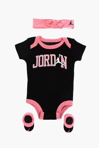 AIR JORDAN Romper Suit Headband and Shoes Set