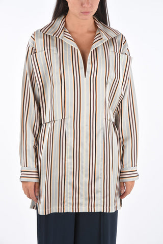 Striped LULL Pajama Blouse