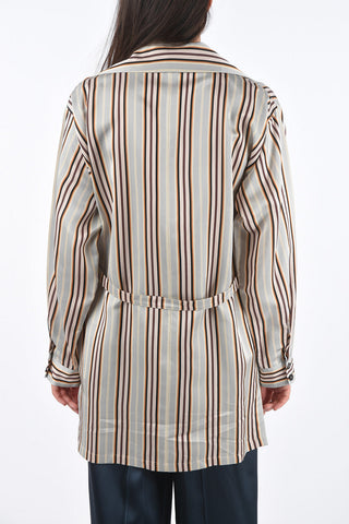 Striped LULL Pajama Blouse