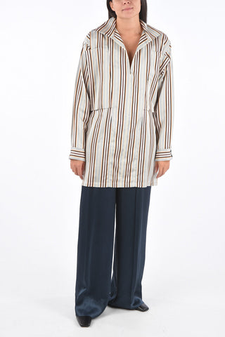 Striped LULL Pajama Blouse