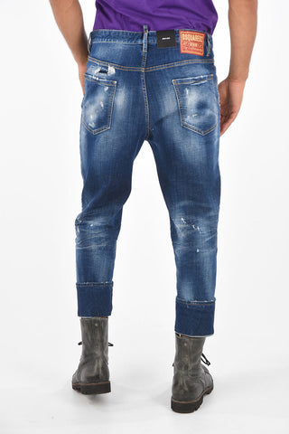 Cuffed Hem BRAD Straight Fit Jeans 20 Cm
