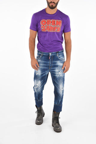 Cuffed Hem BRAD Straight Fit Jeans 20 Cm