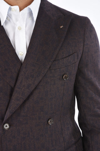 CC COLLECTION Double-Breasted REWARD Peaked Lapel Blazer